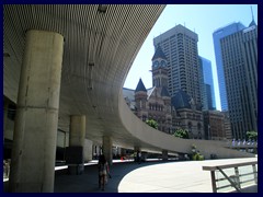 Nathan Phillips Square - Old and New City Hall